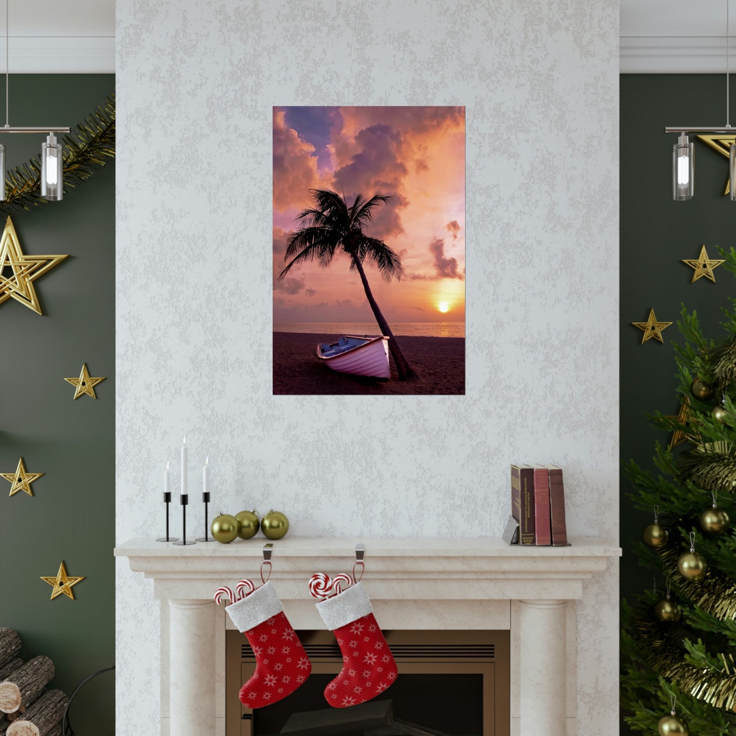 Beach Sunset Premium Matte Vertical Posters