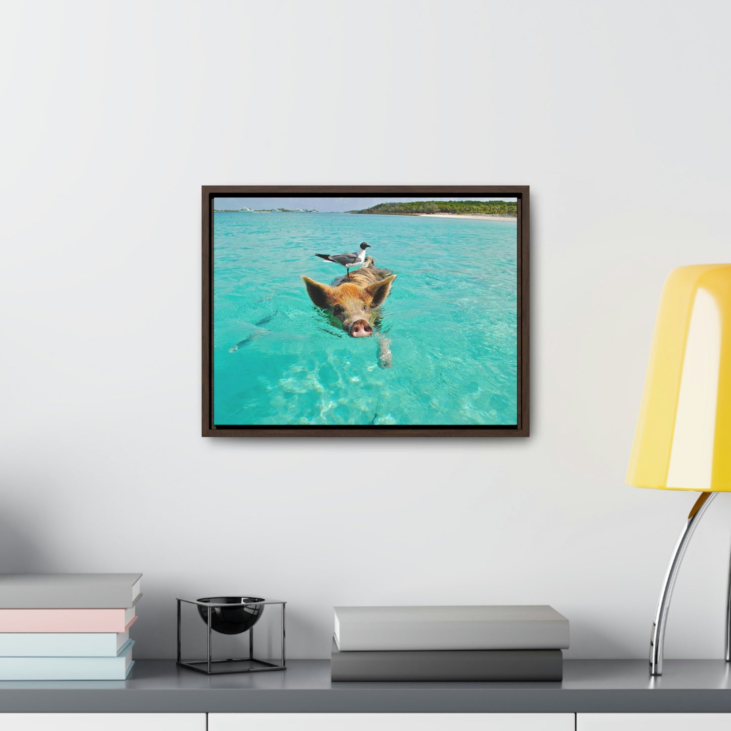 Ocean hog - Gallery Canvas Wraps, Horizontal Frame