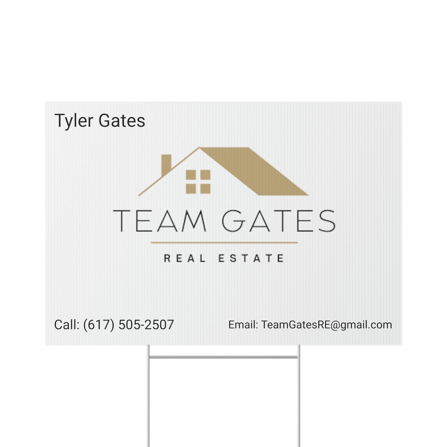 Team Gates - Yard Sign