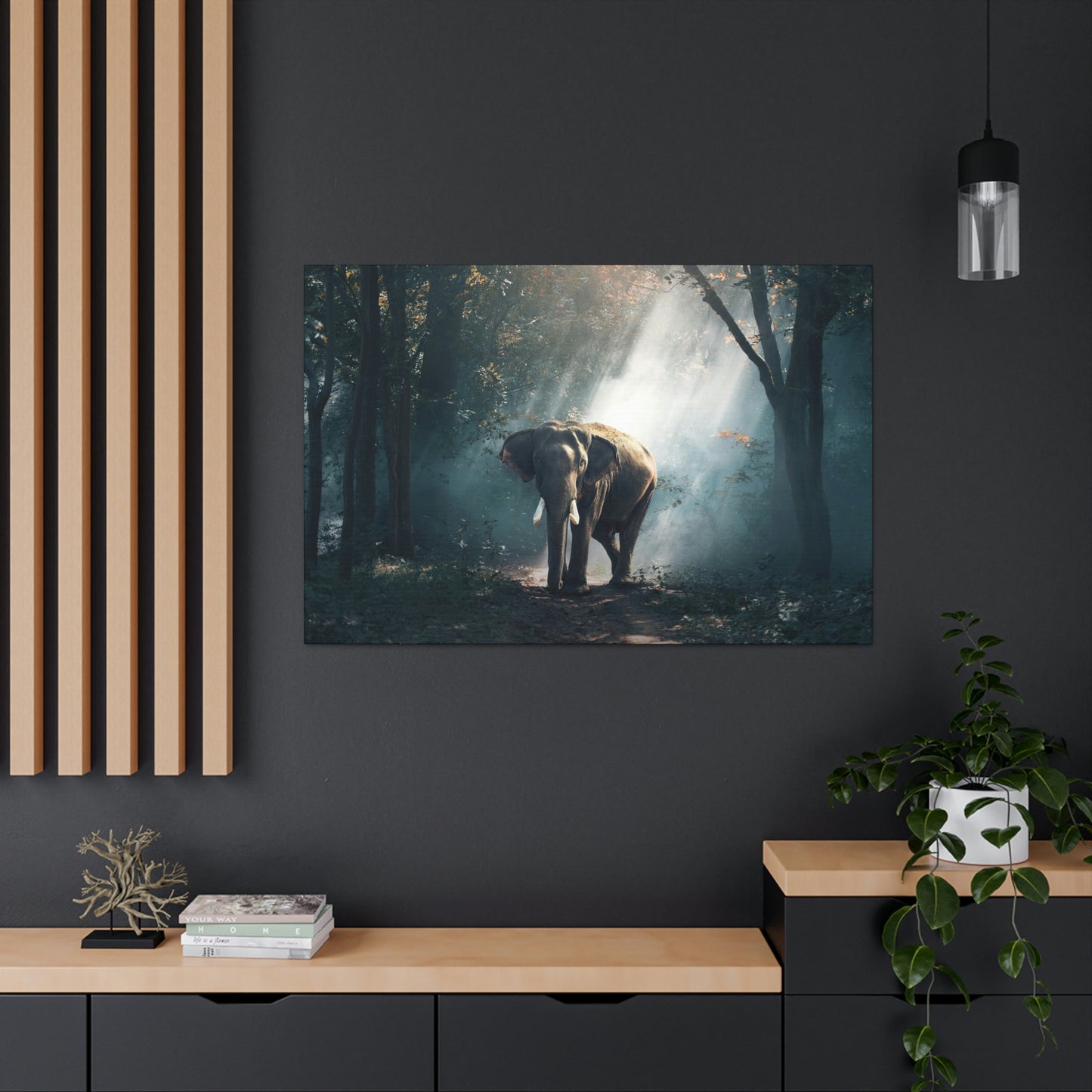 Elephant - Nature, Jungle Canvas Gallery Wraps