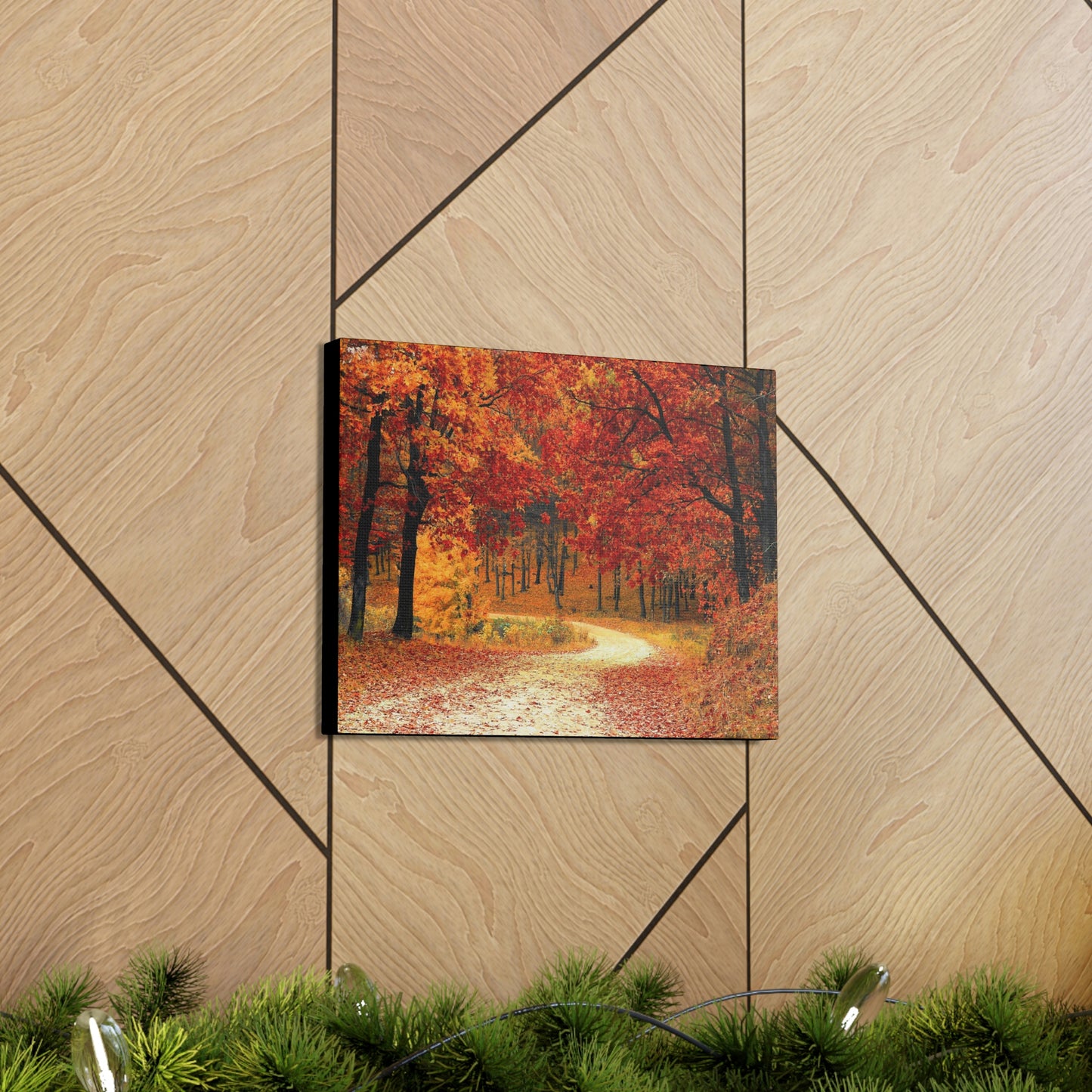 Fall Trail - Foliage forest - Canvas Gallery Wraps
