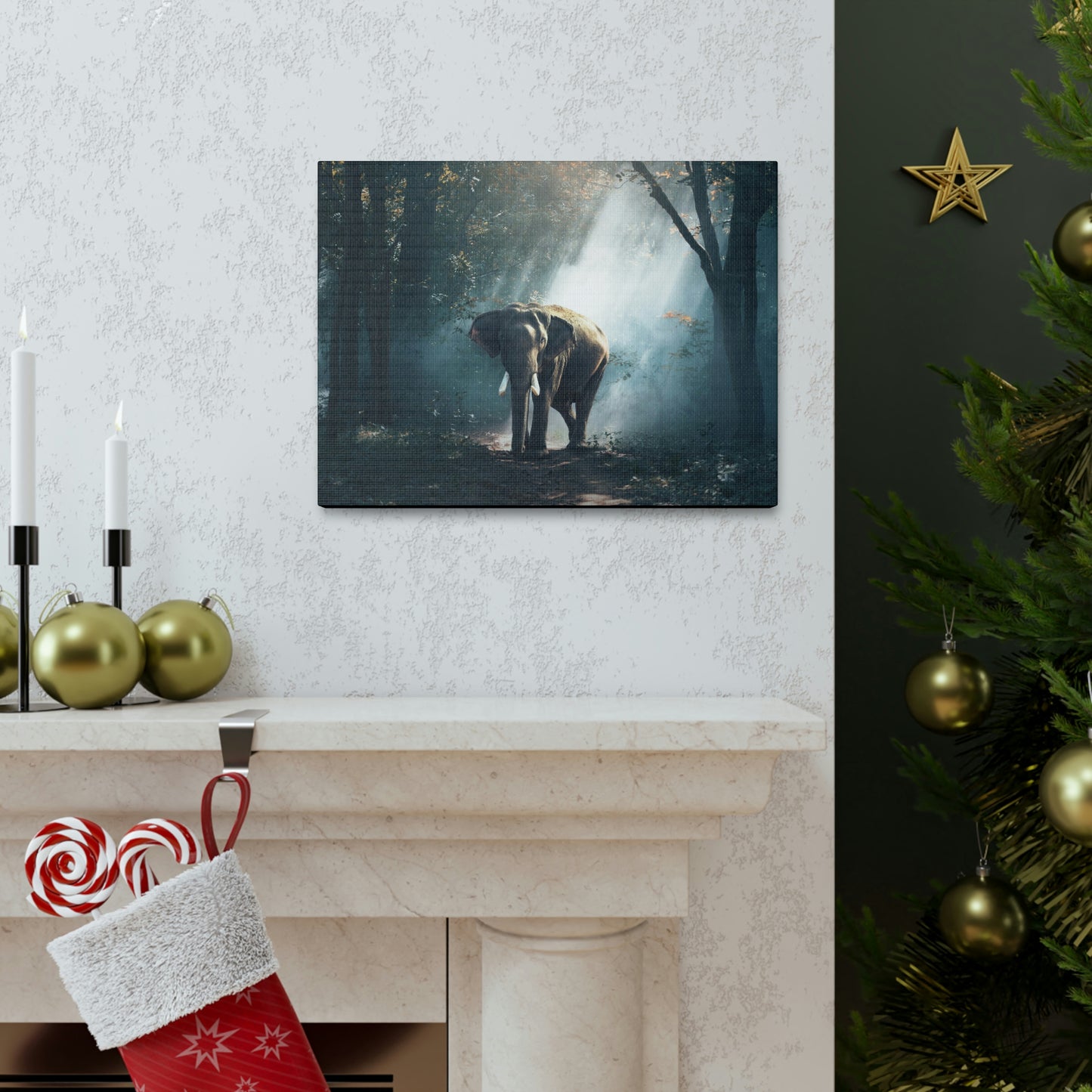 Elephant - Nature, Jungle Canvas Gallery Wraps