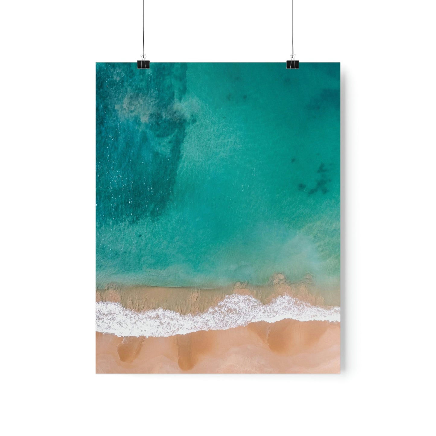 Beach Waves Matte Vertical Posters