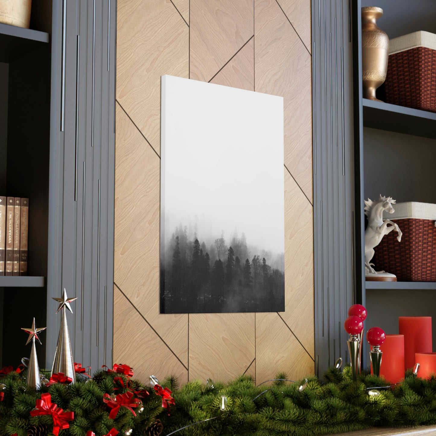 B&W Forest - Canvas Gallery Wraps