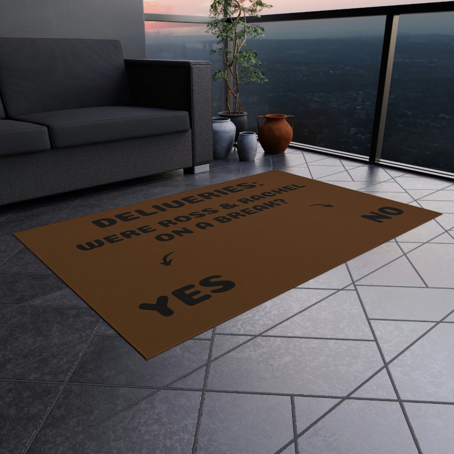 On a break - Outdoor Rug