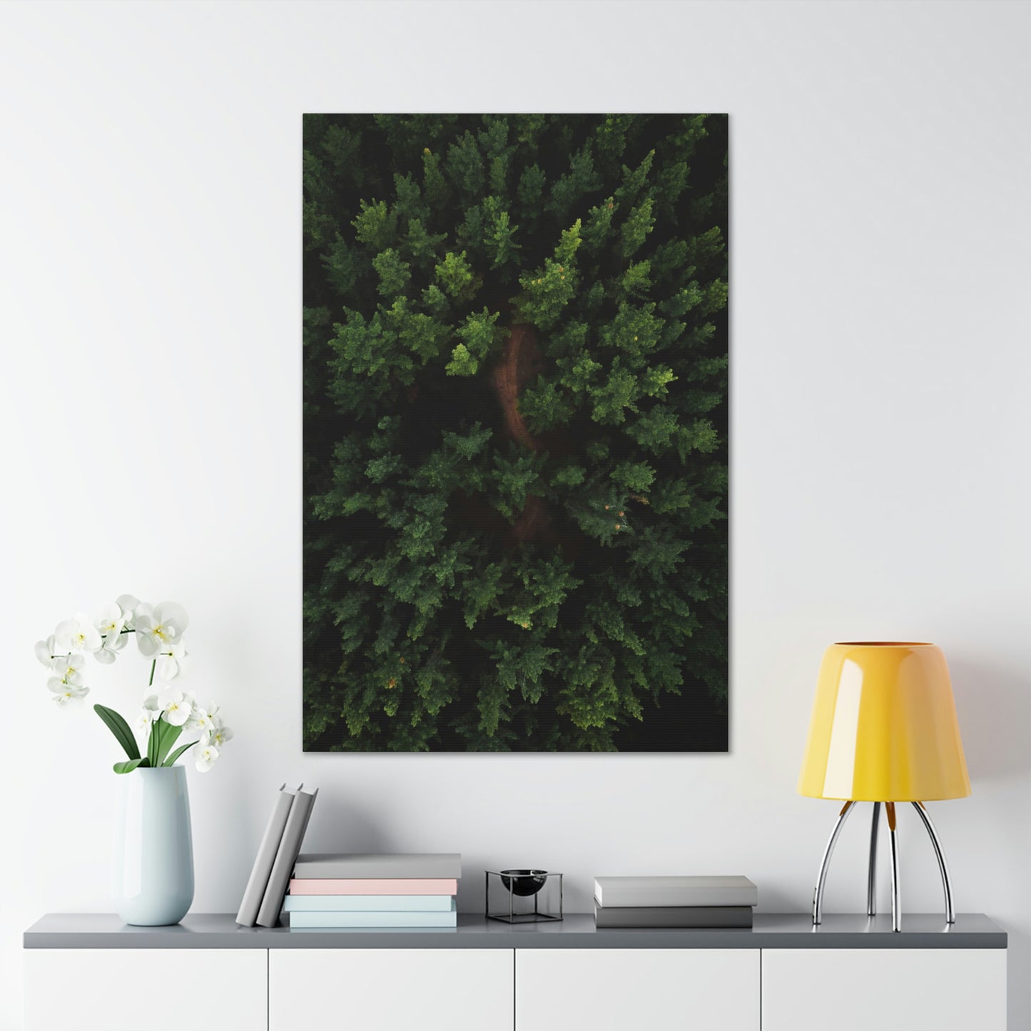 Forest eagle-view - Canvas Gallery Wraps