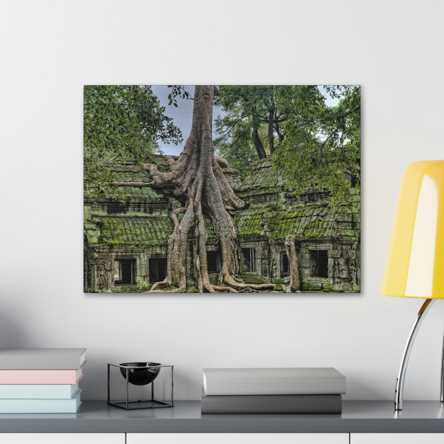 Jungle Temple - nature, trees Canvas Gallery Wraps