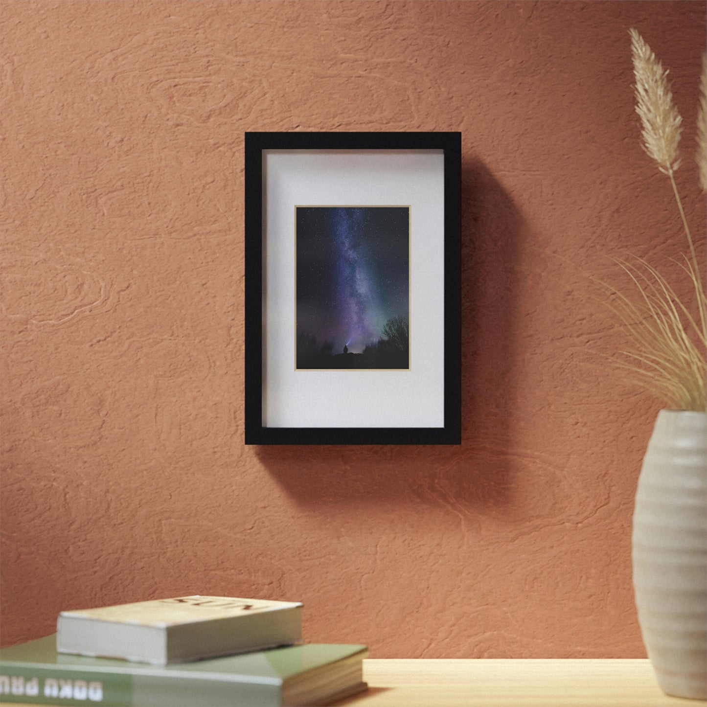 Star Gazer - Framed Posters, Black