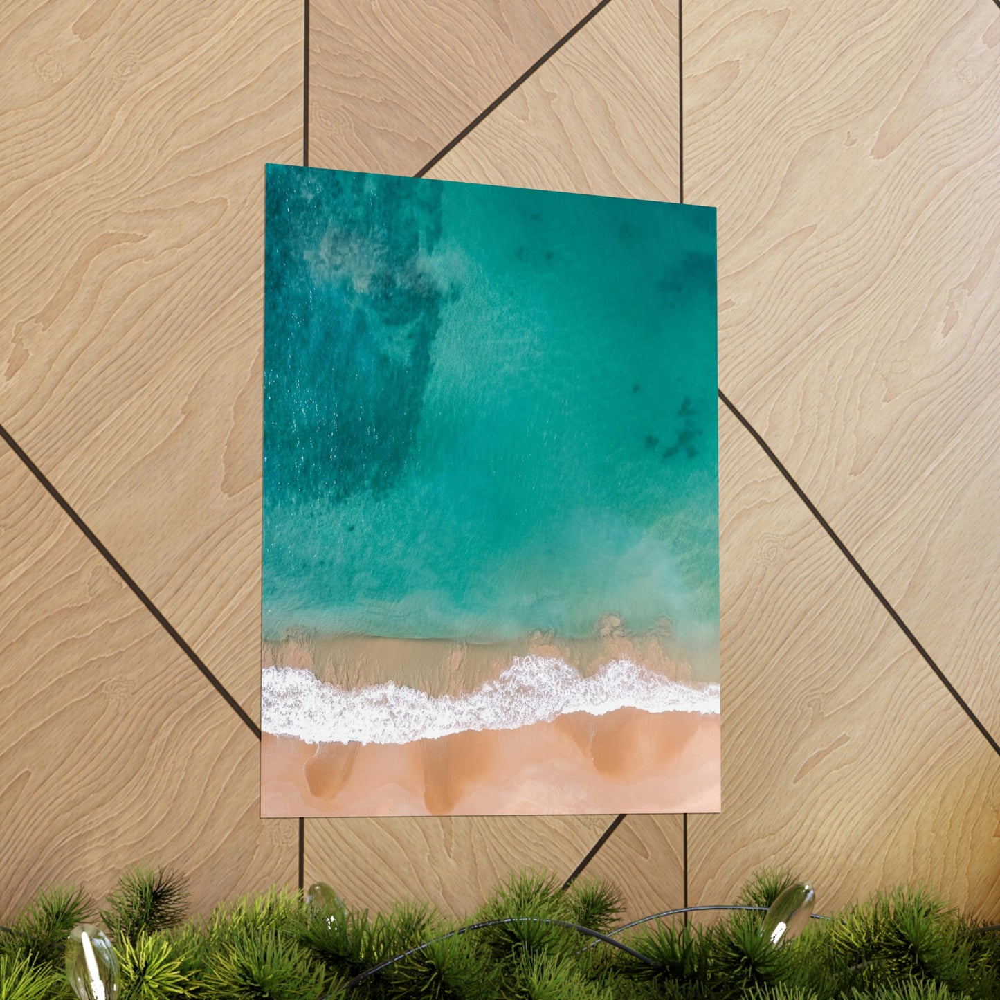 Beach Waves Matte Vertical Posters