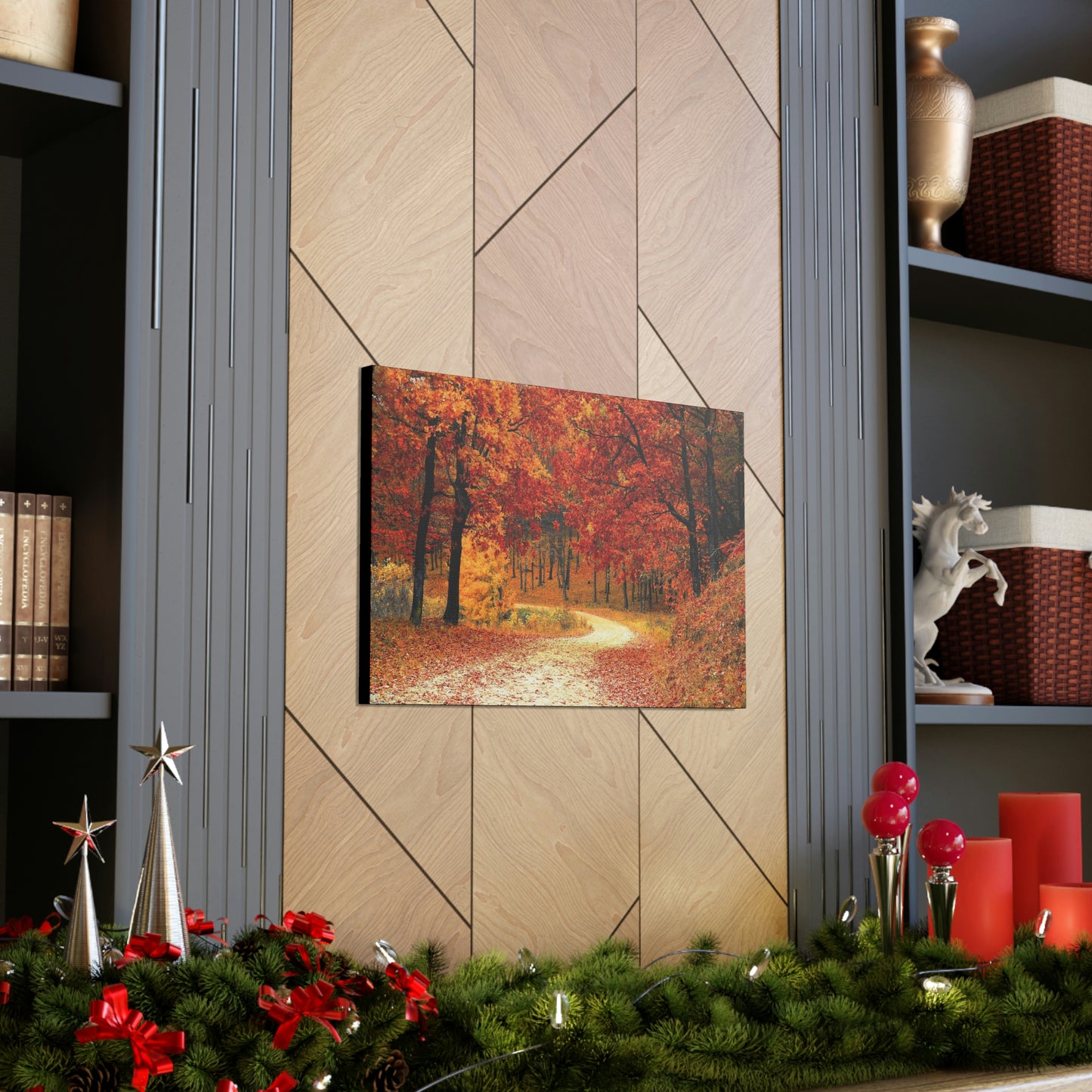 Fall Trail - Foliage forest - Canvas Gallery Wraps