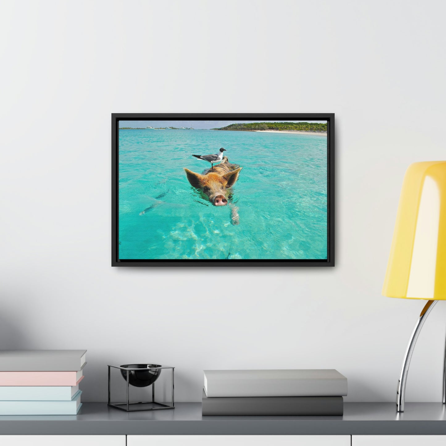 Ocean hog - Gallery Canvas Wraps, Horizontal Frame