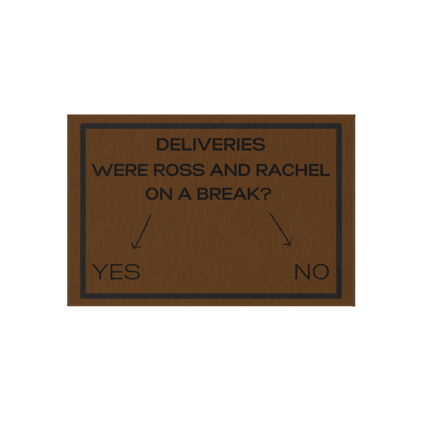 On a Break - Outdoor Rug (brown)