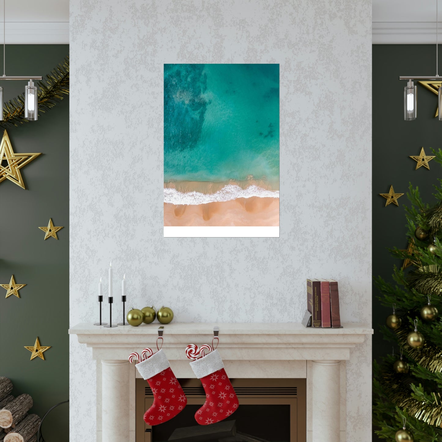 Beach Waves Matte Vertical Posters
