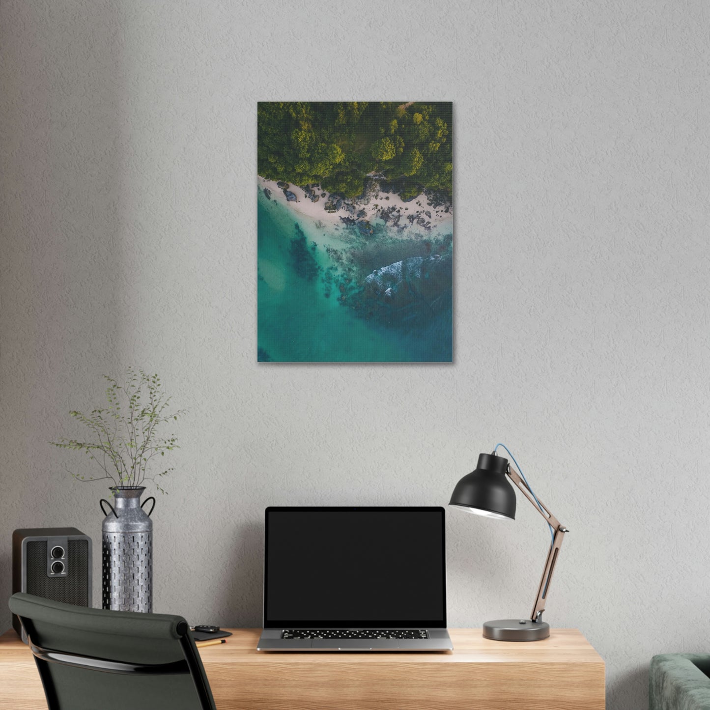Ocean Waves - Polyester Canvas