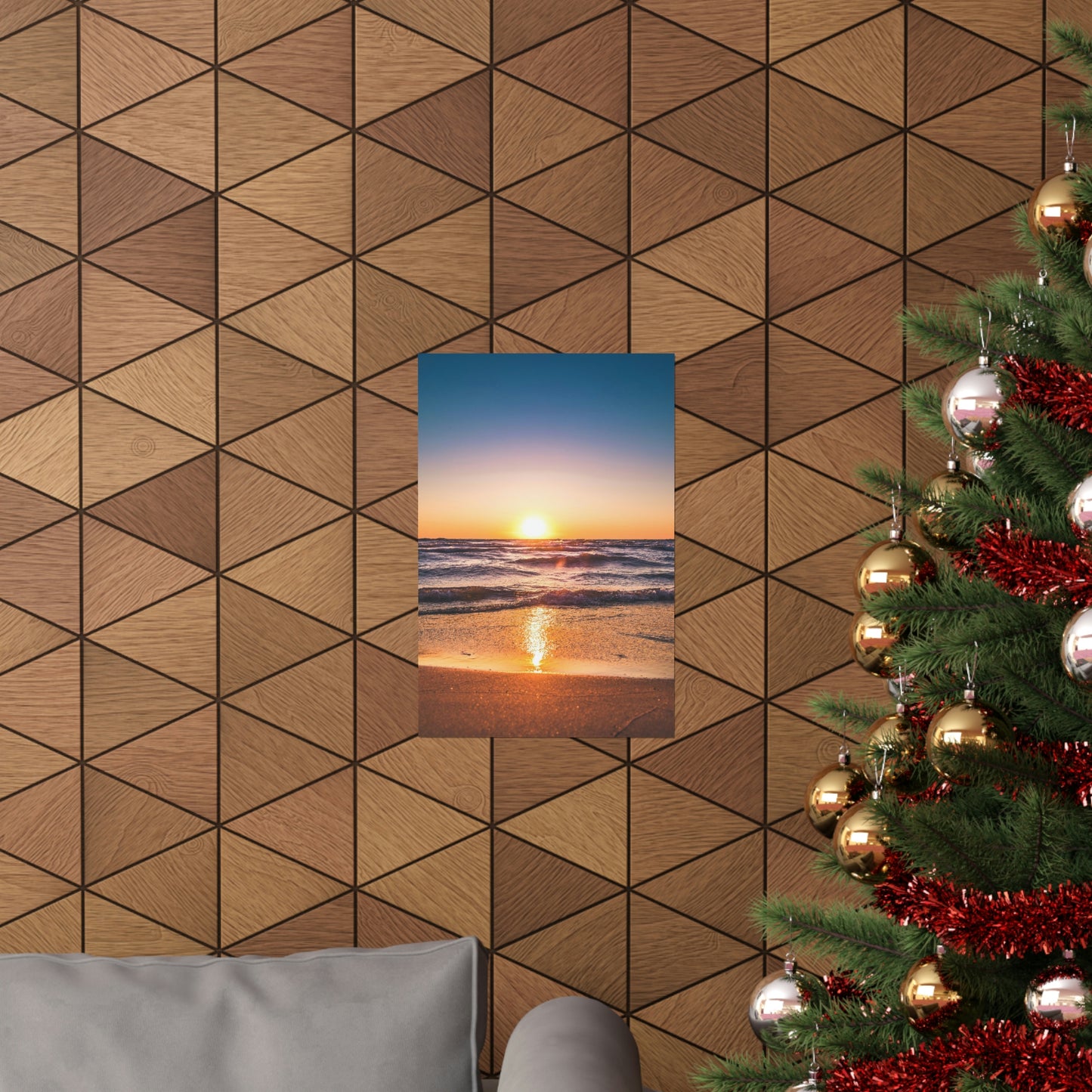 Beach Sunset Premium Matte Vertical Posters