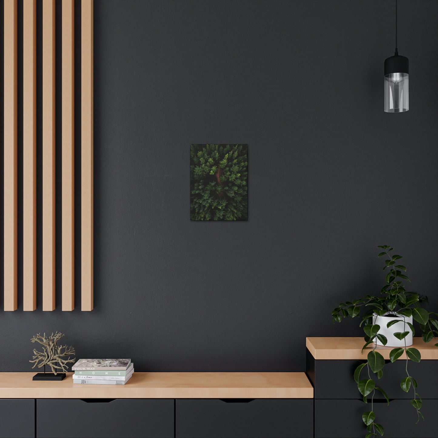 Forest eagle-view - Canvas Gallery Wraps