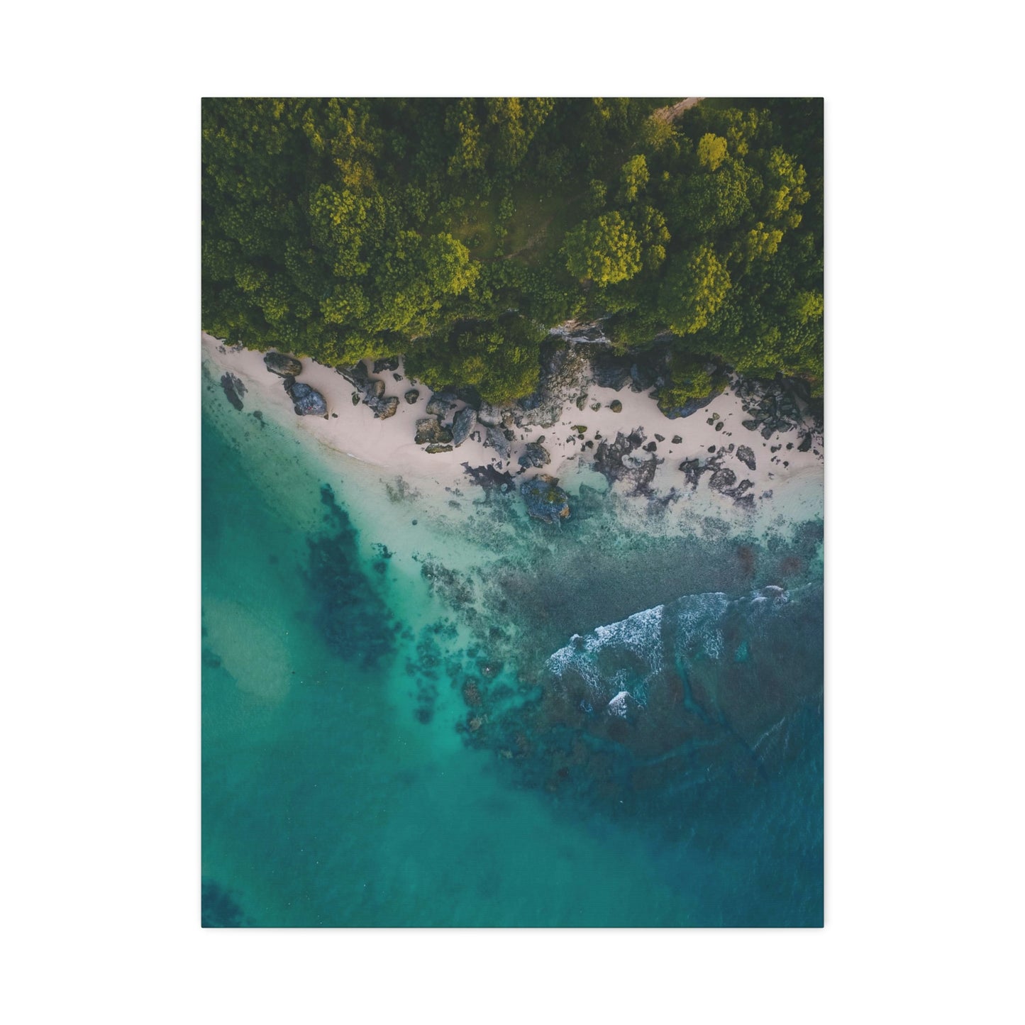 Ocean Waves - Polyester Canvas
