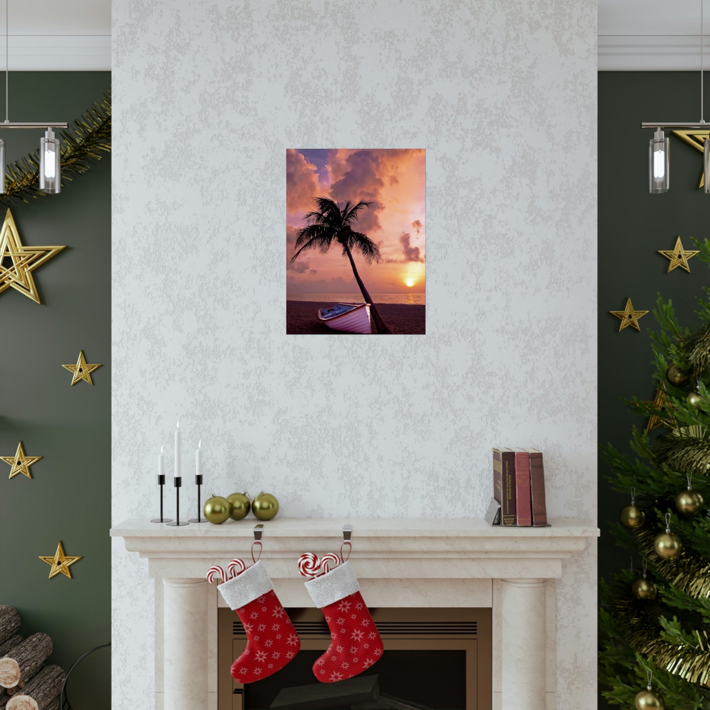 Beach Sunset Premium Matte Vertical Posters