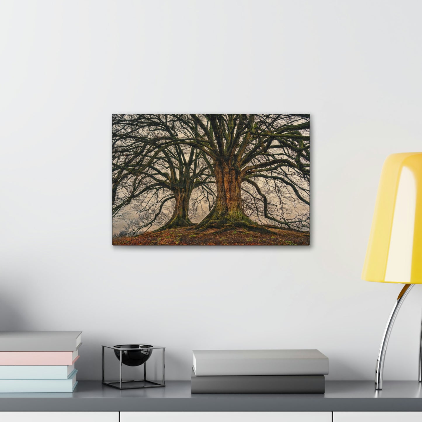 Dark Trees - Nature, Trees, Dark Canvas Gallery Wraps