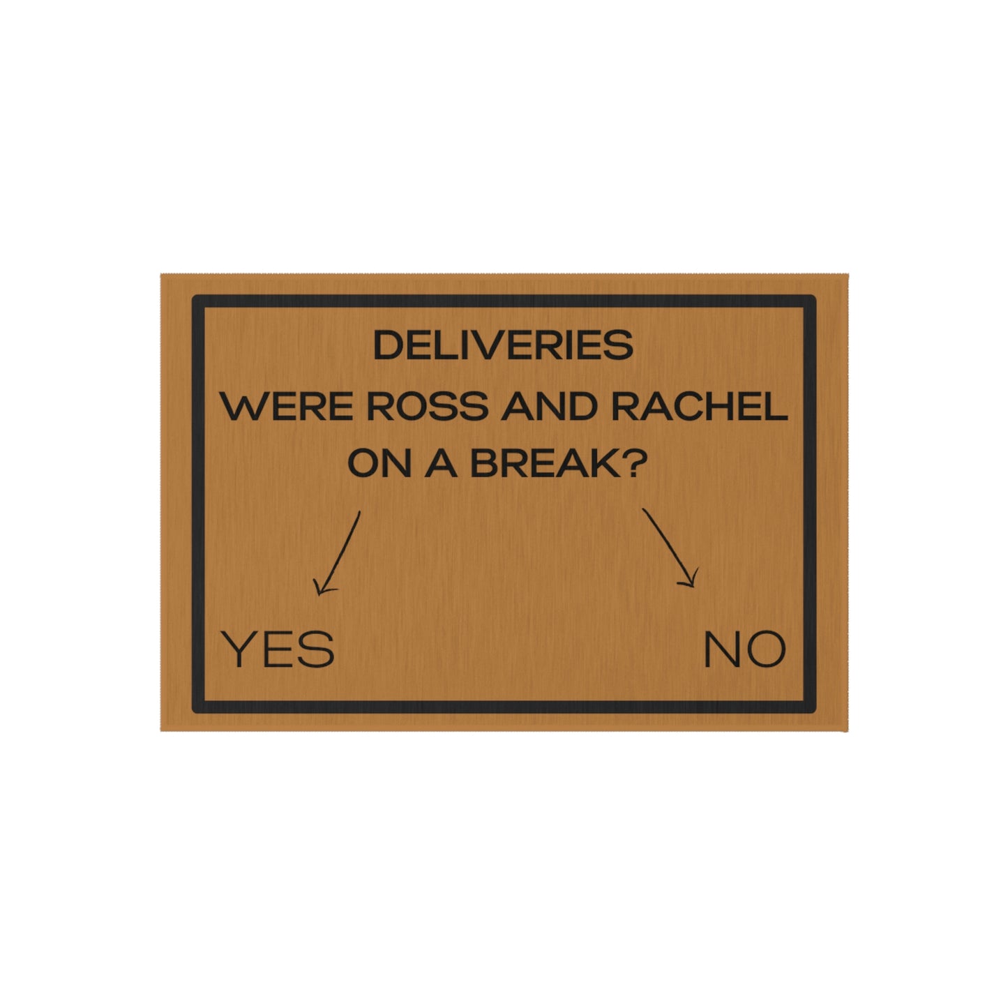 On a Break - Outdoor Rug (light brown)