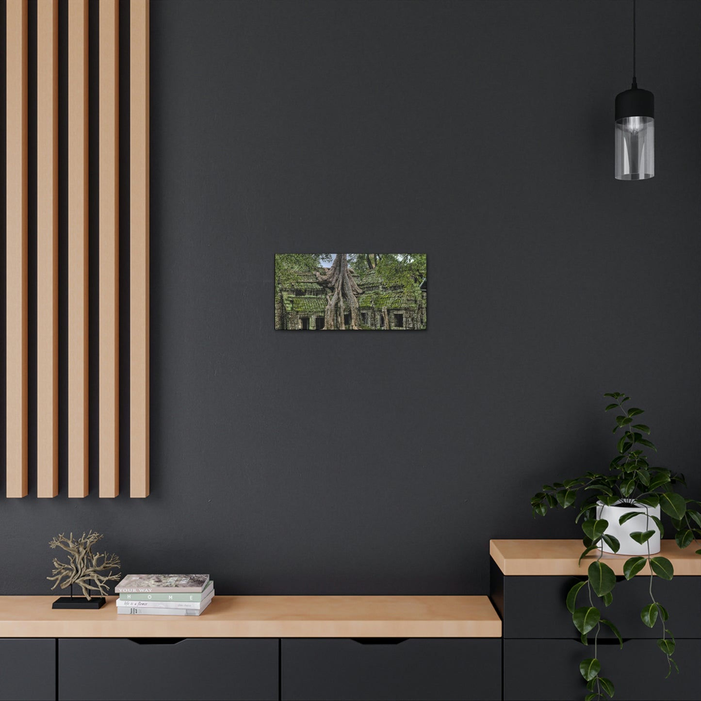 Jungle Temple - nature, trees Canvas Gallery Wraps