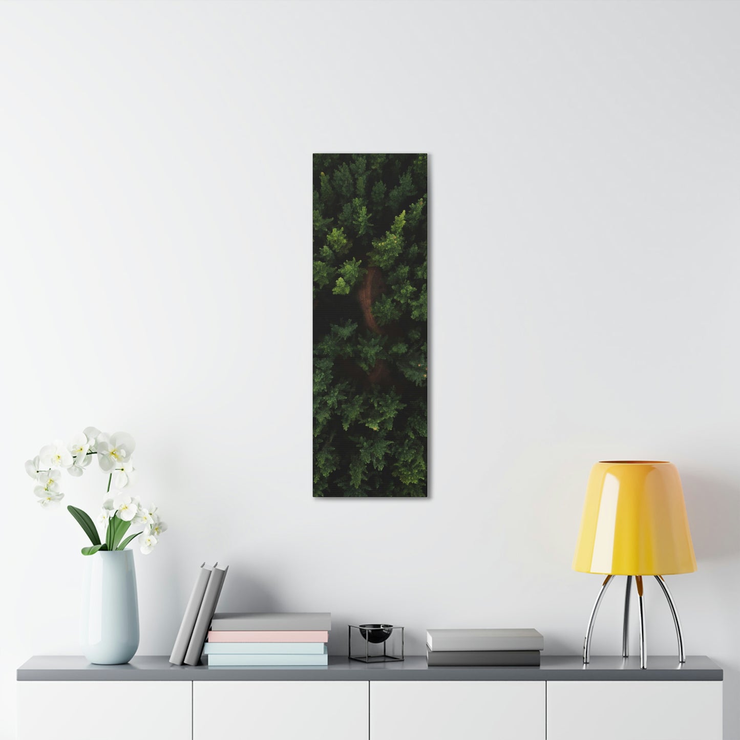 Forest eagle-view - Canvas Gallery Wraps