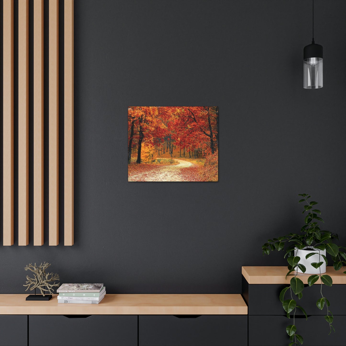 Fall Trail - Foliage forest - Canvas Gallery Wraps