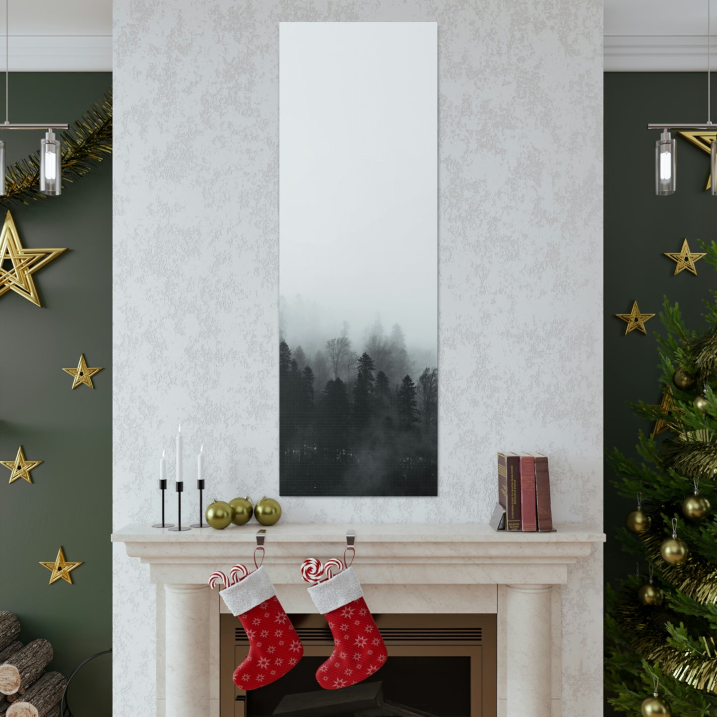 B&W Forest - Canvas Gallery Wraps