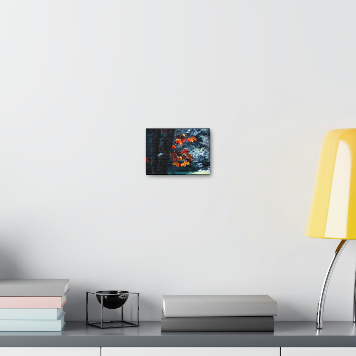 The last Leaves, Fall, Foliage, Nature, Forest - Canvas Gallery Wraps