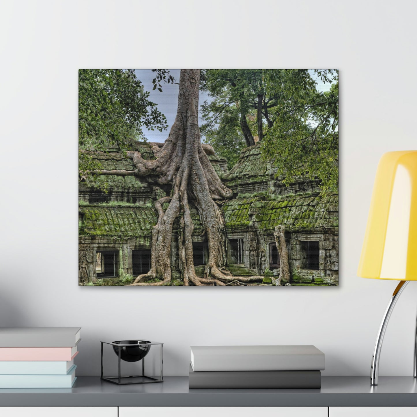 Jungle Temple - nature, trees Canvas Gallery Wraps