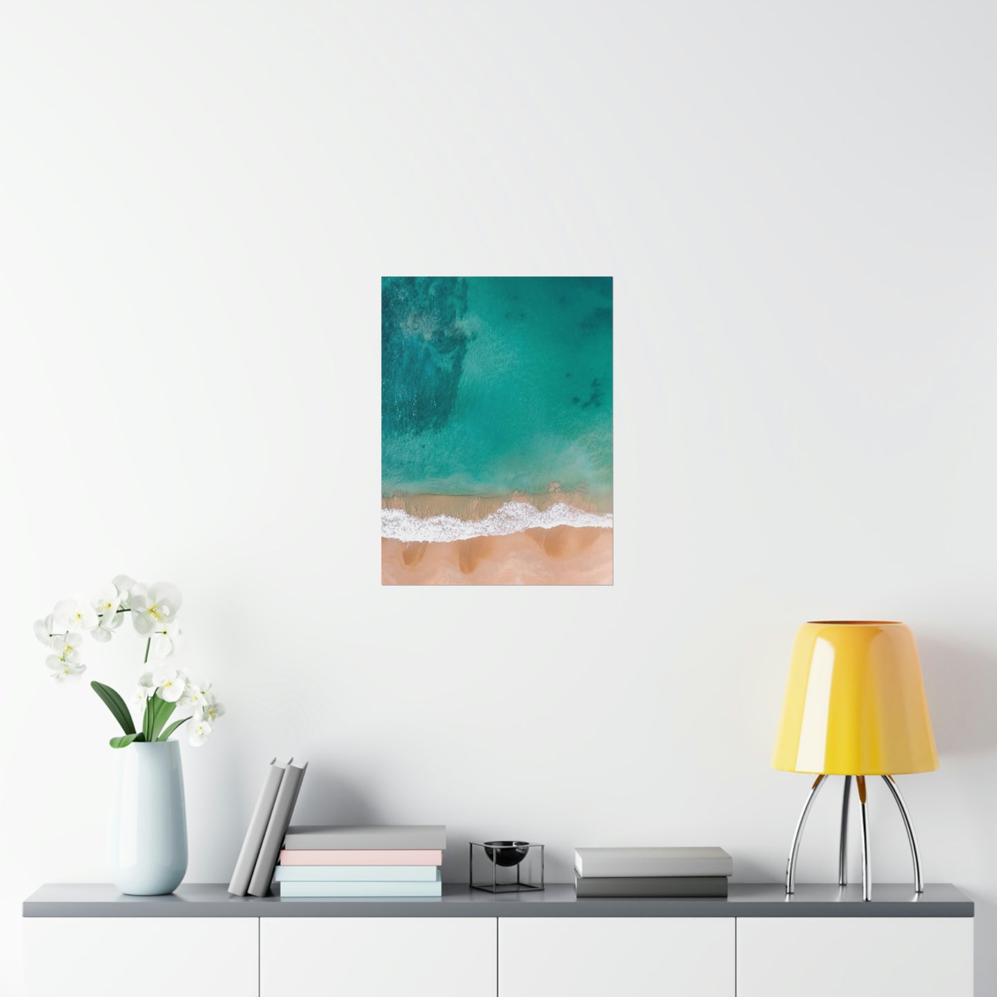 Beach Waves Matte Vertical Posters