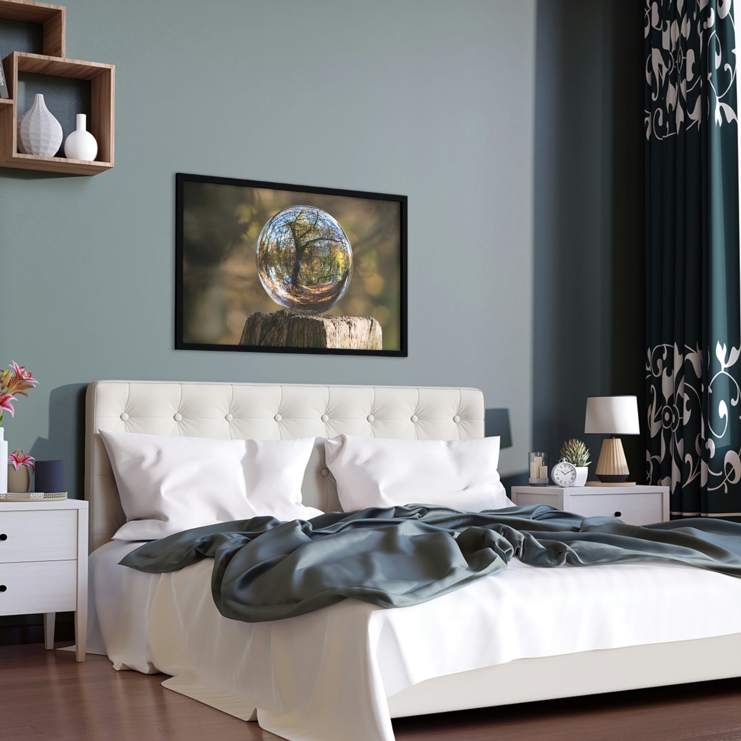 Forest Globe - Framed Poster, Horizontal