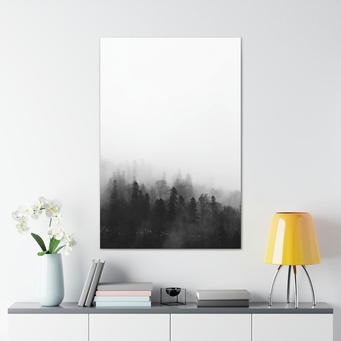 B&W Forest - Canvas Gallery Wraps