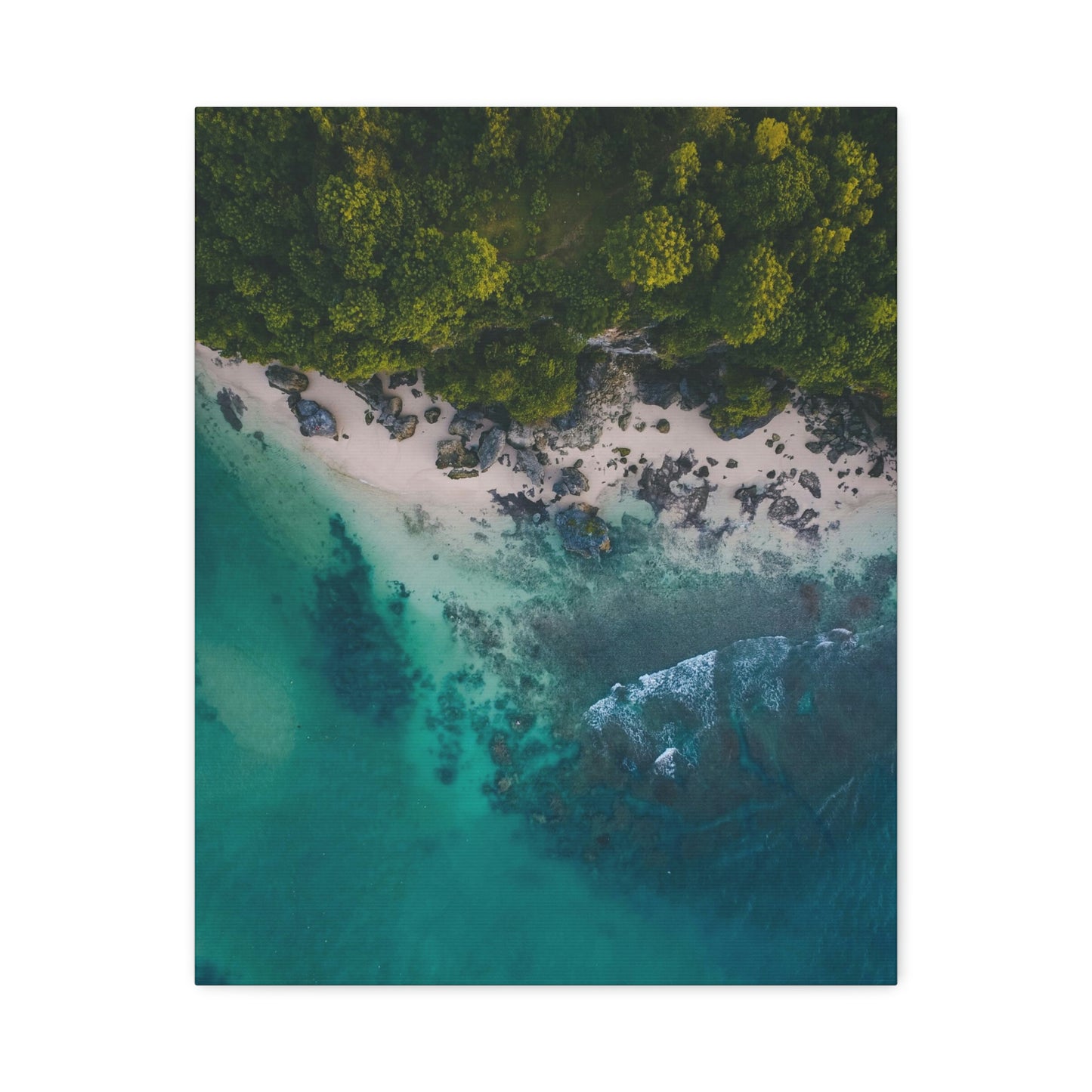 Ocean Waves - Polyester Canvas