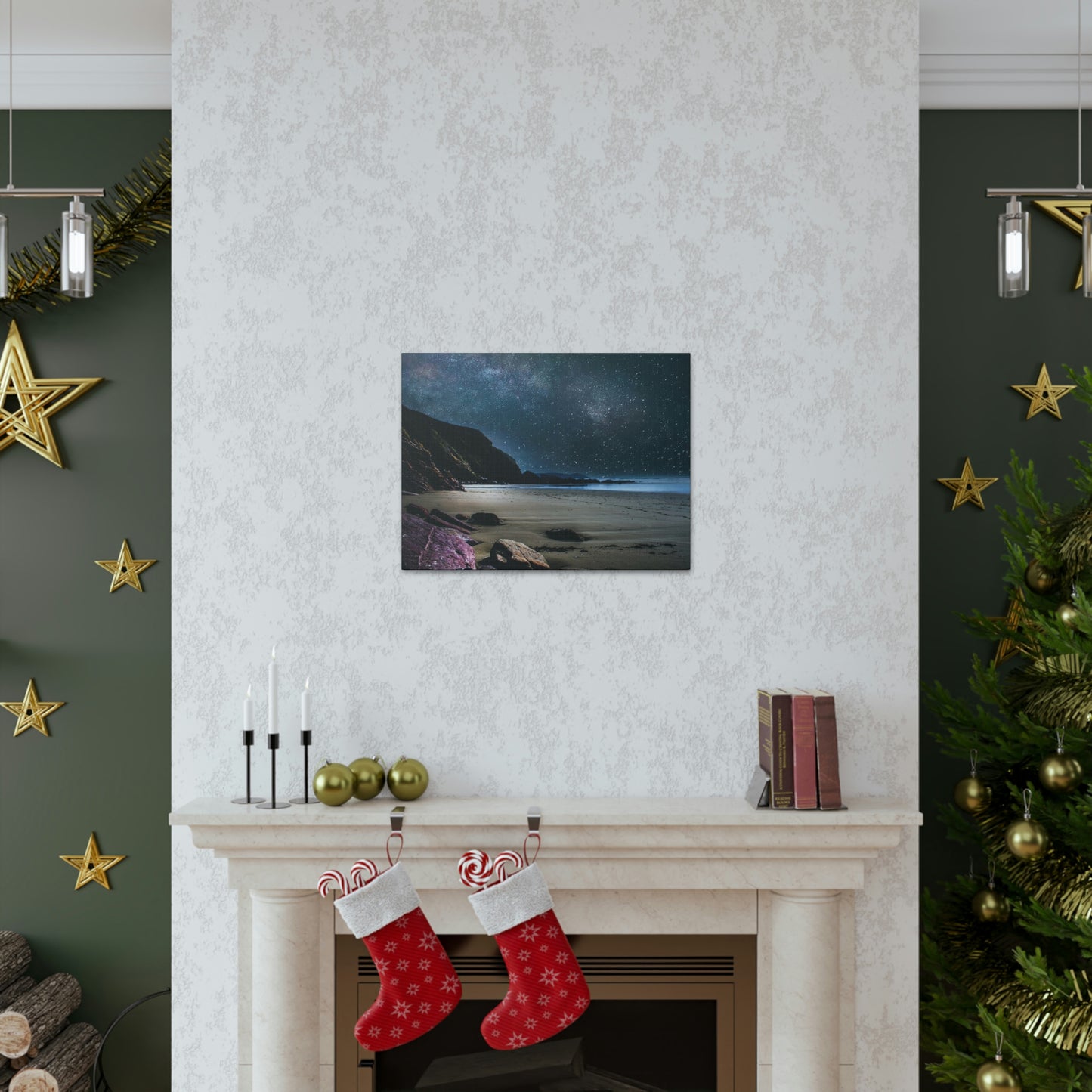 Starry Ocean  - Canvas Gallery Wraps