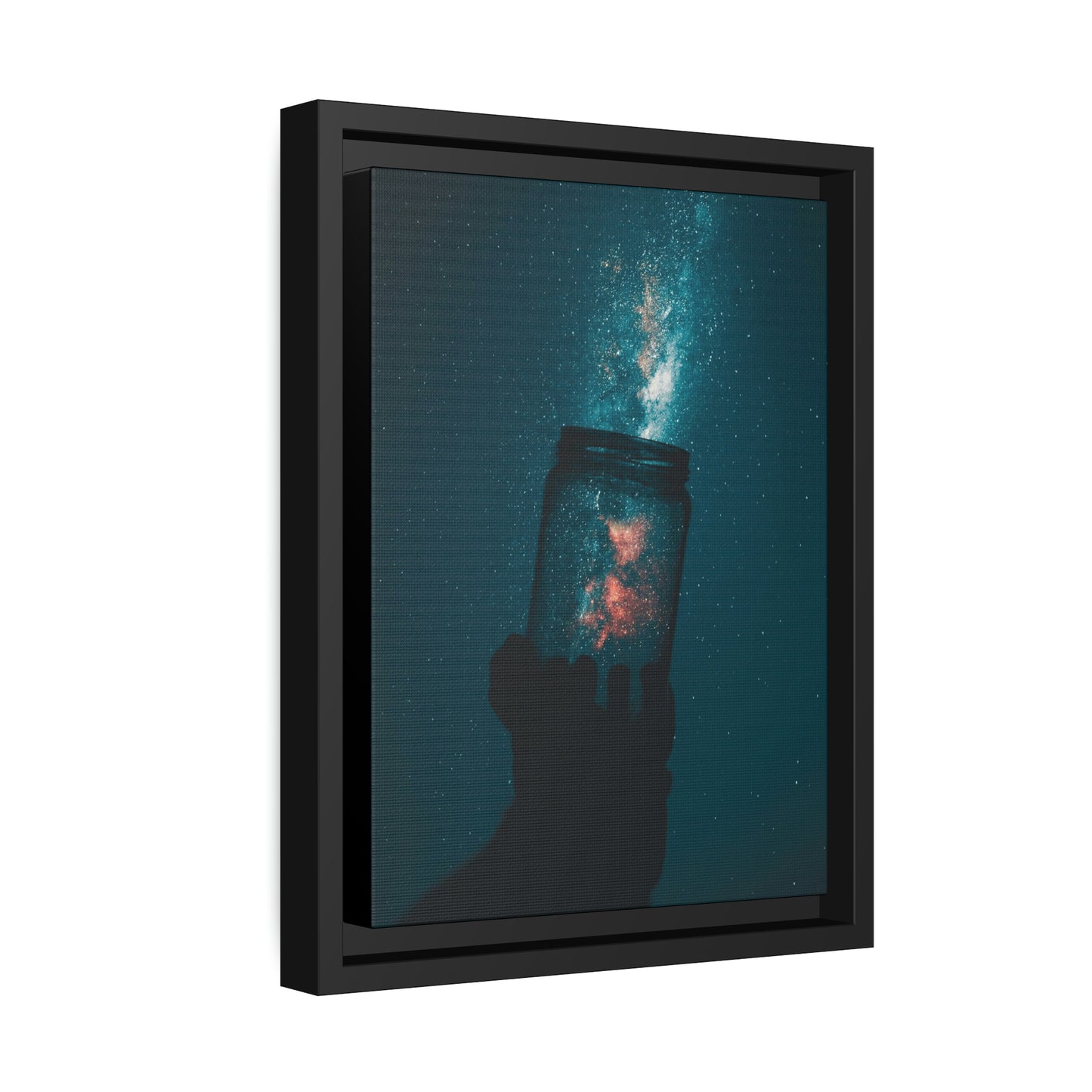 Star Catcher - Matte Canvas, Black Frame