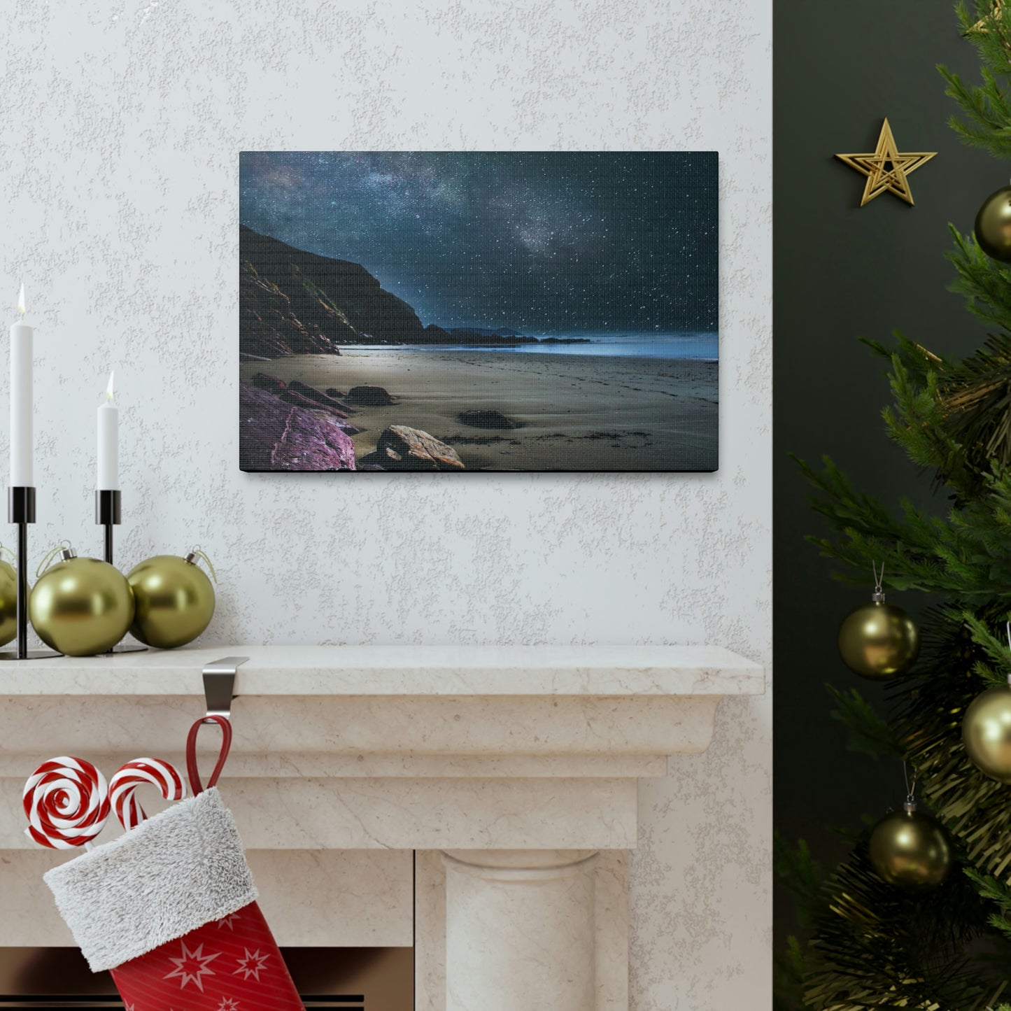 Starry Ocean  - Canvas Gallery Wraps