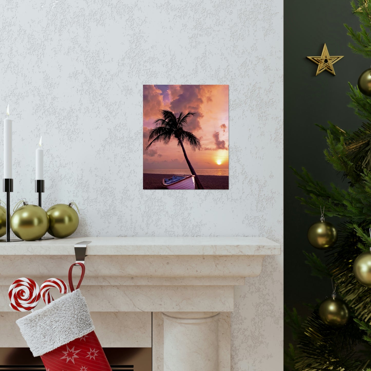 Beach Sunset Premium Matte Vertical Posters
