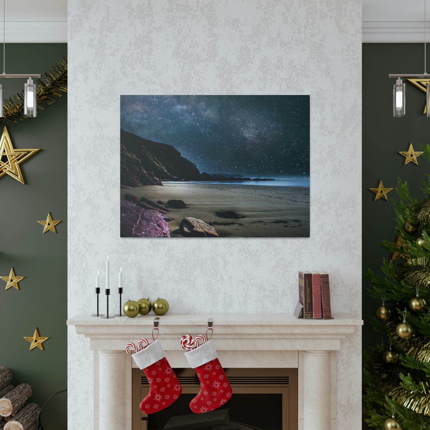 Starry Ocean  - Canvas Gallery Wraps