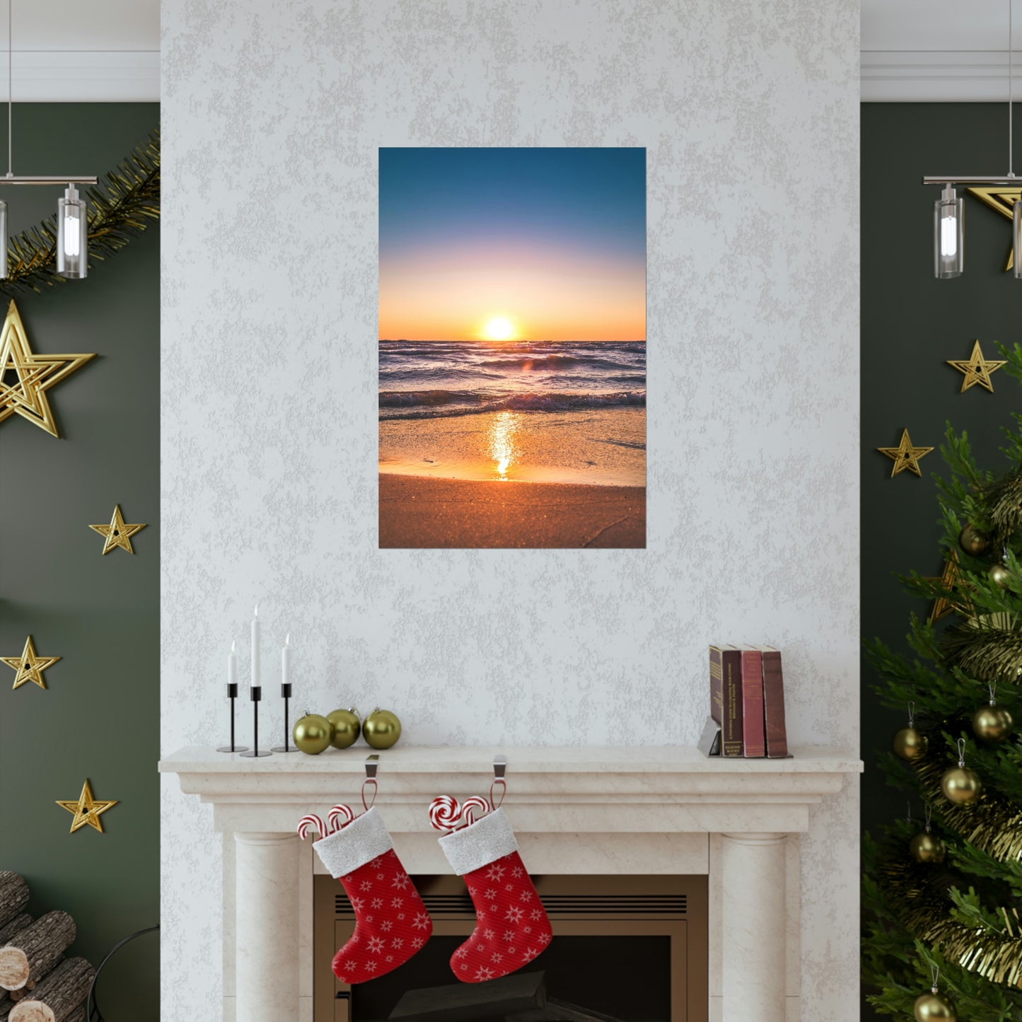 Beach Sunset Premium Matte Vertical Posters