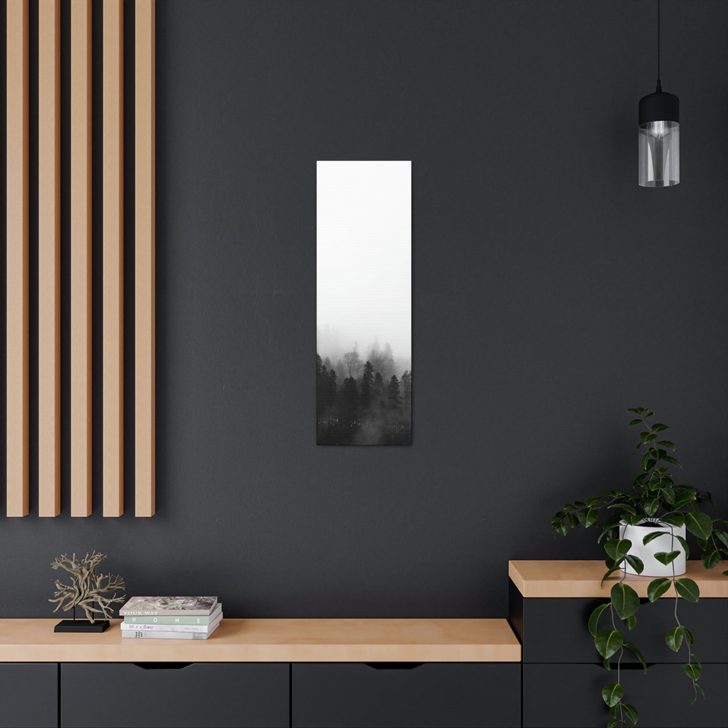 B&W Forest - Canvas Gallery Wraps