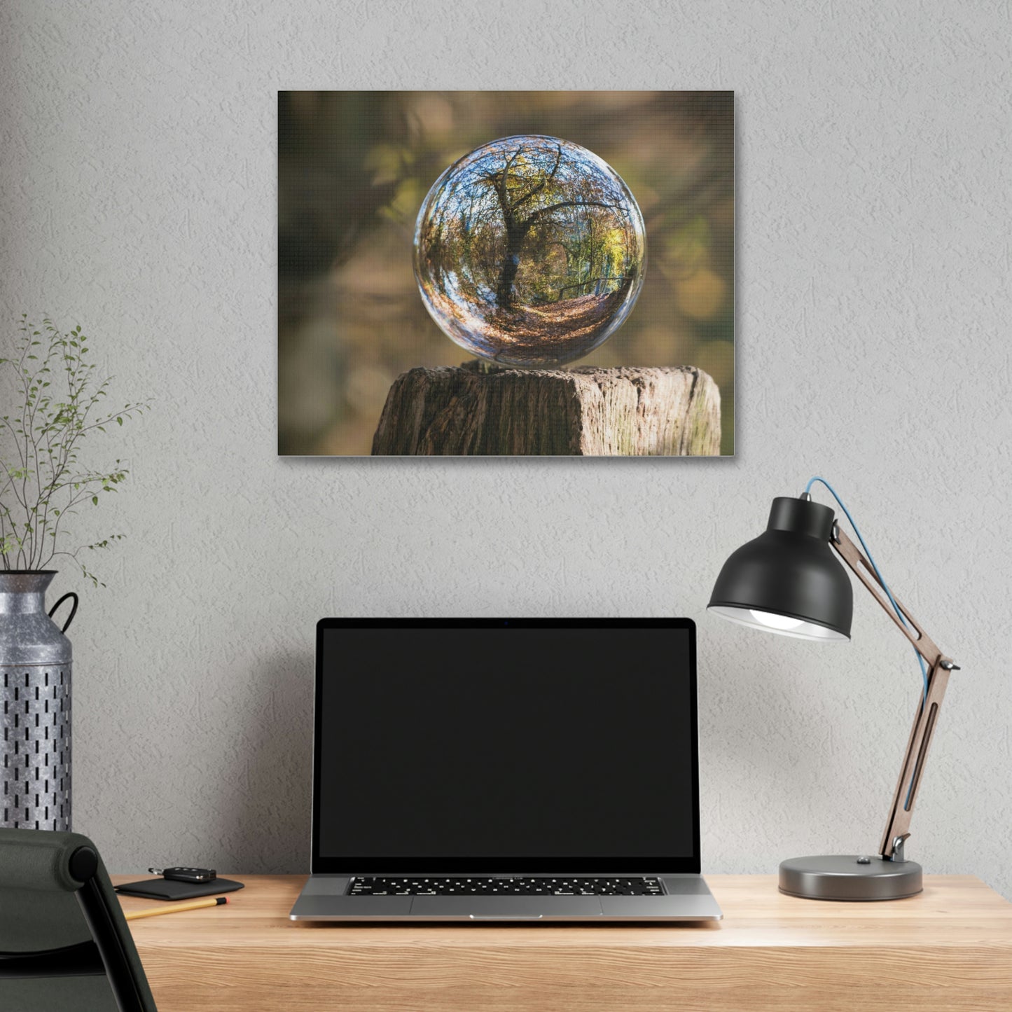 Forest, Globe, Trees, Nature, Forest Globe - Polyester Canvas