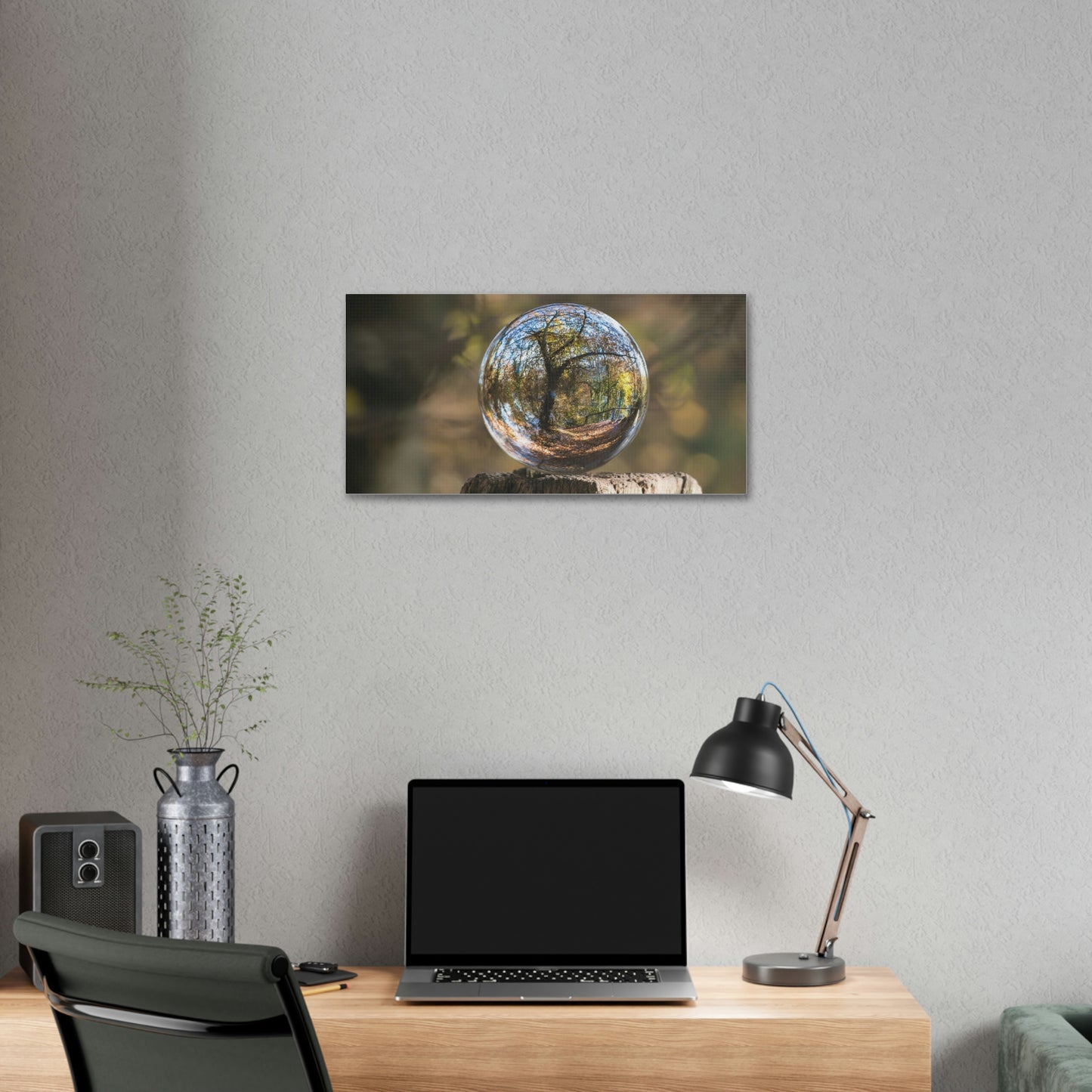 Forest, Globe, Trees, Nature, Forest Globe - Polyester Canvas