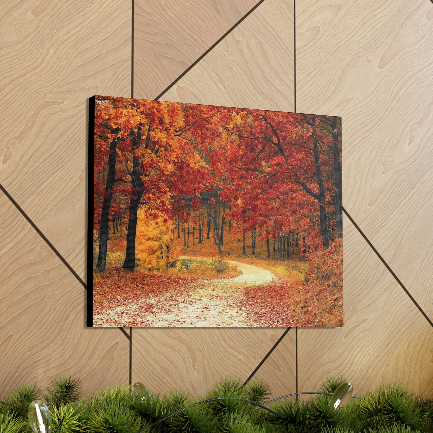 Fall Trail - Foliage forest - Canvas Gallery Wraps