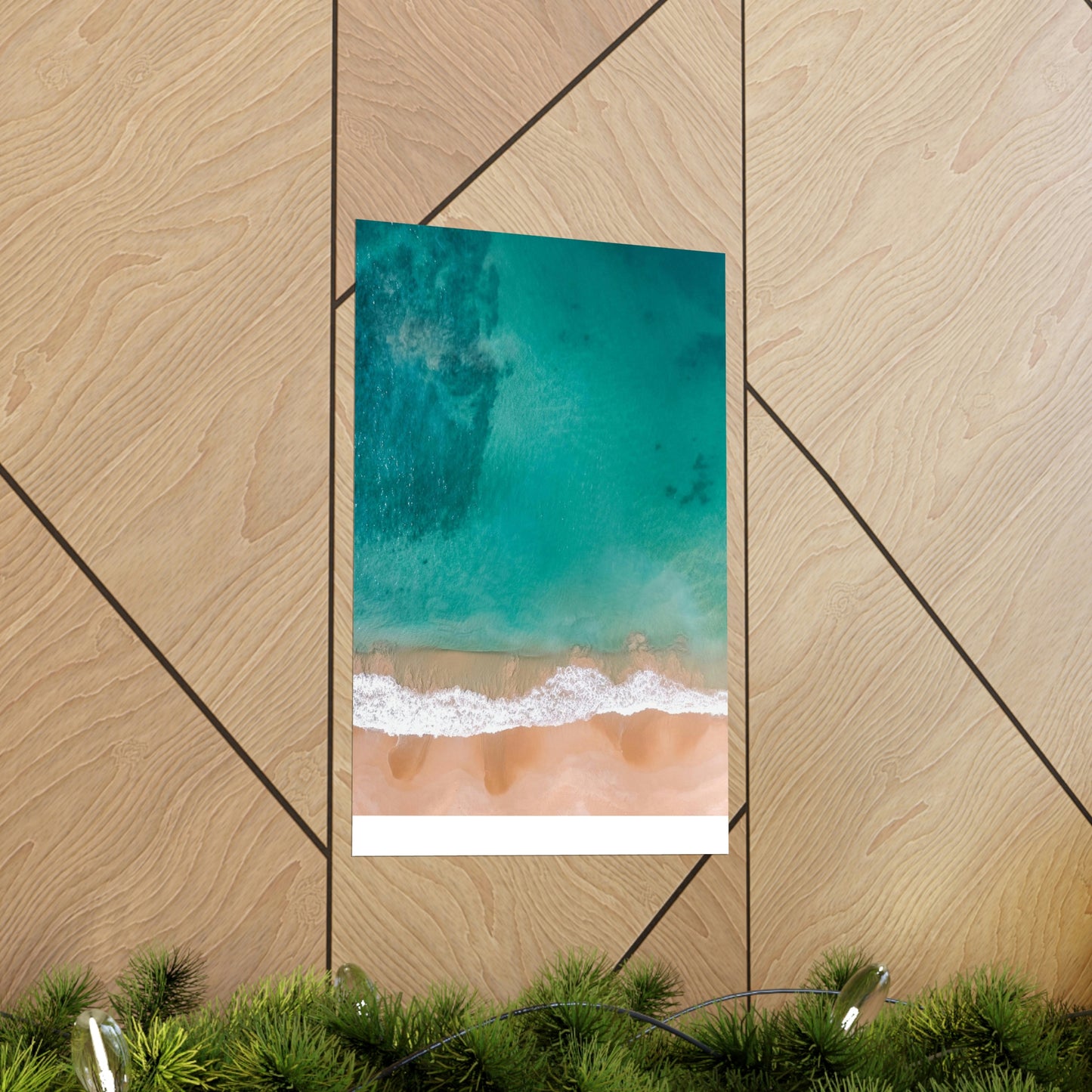 Beach Waves Matte Vertical Posters