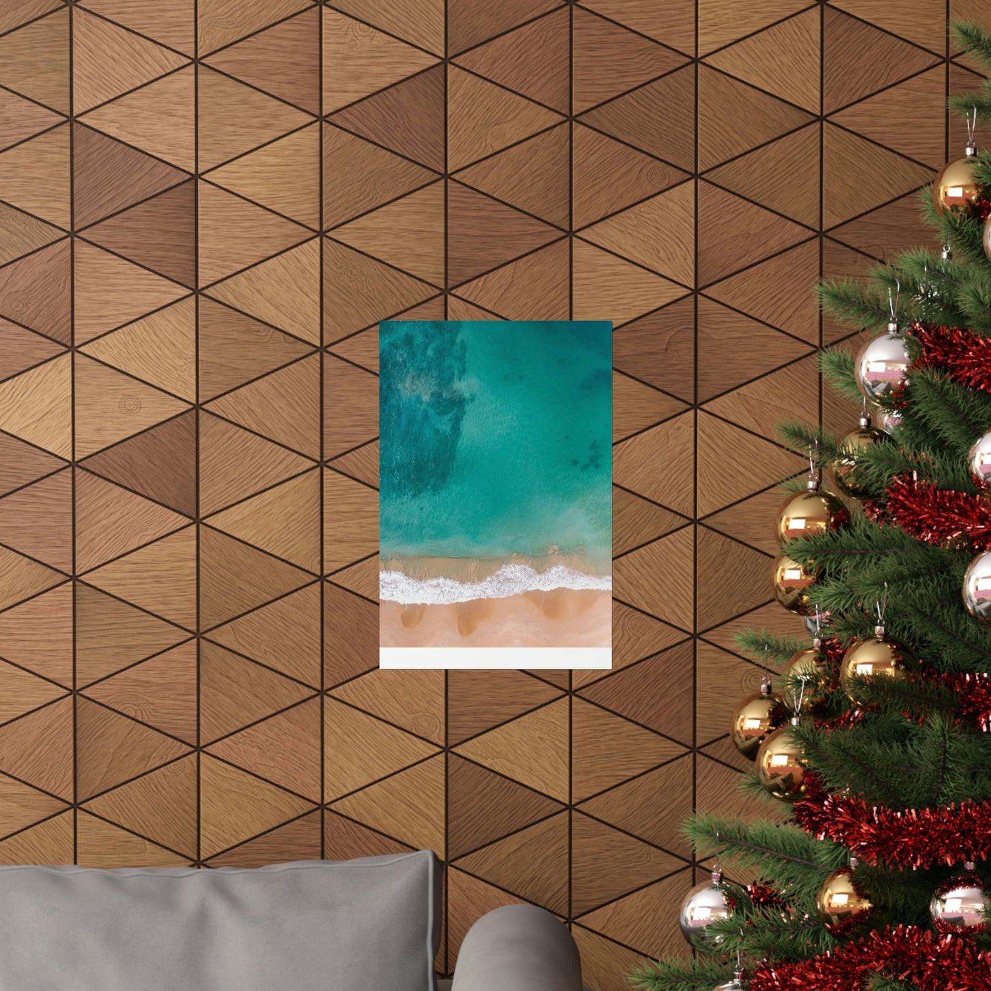 Beach Waves Matte Vertical Posters