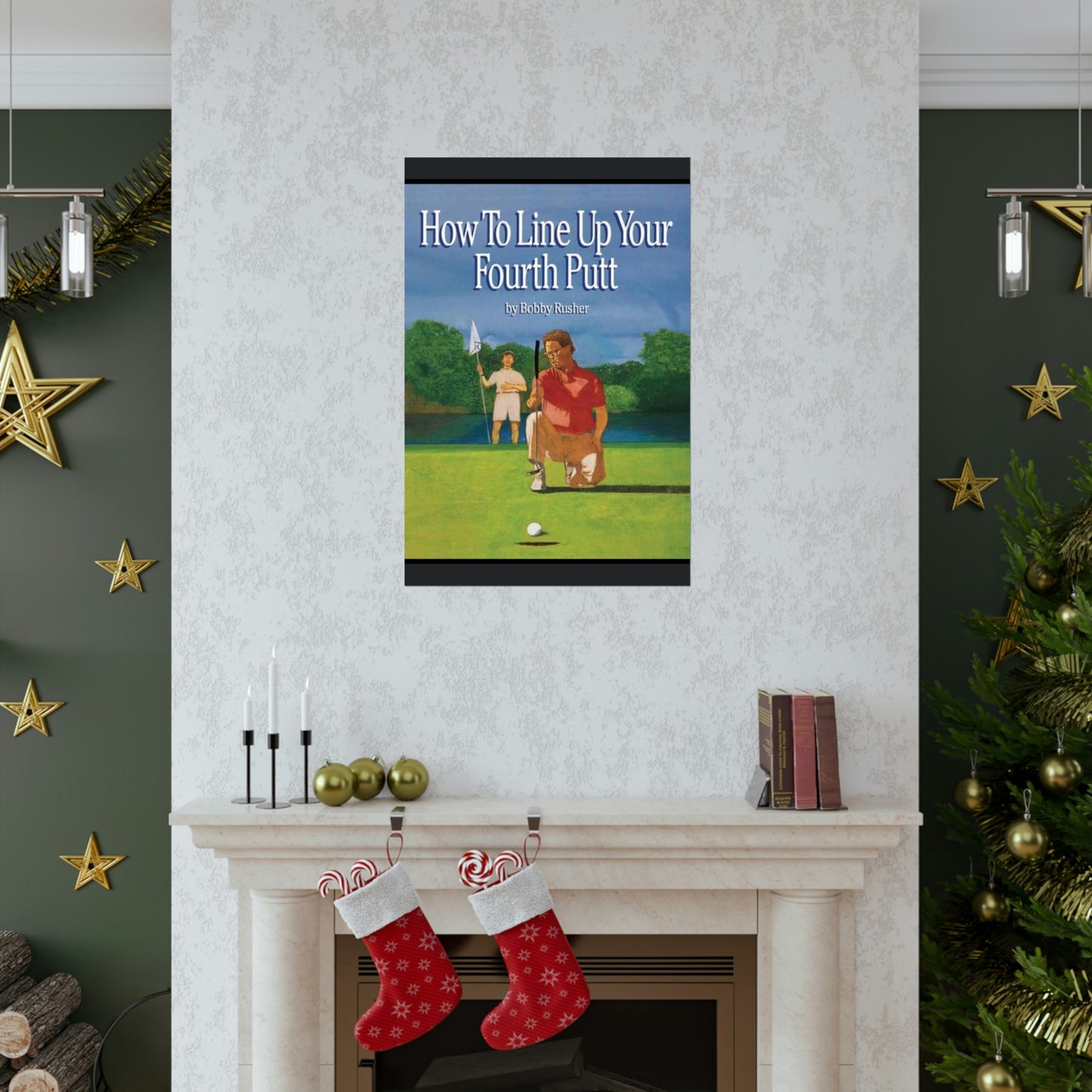 How to Line Up Your fourth Putt - Matte Vertical Posters