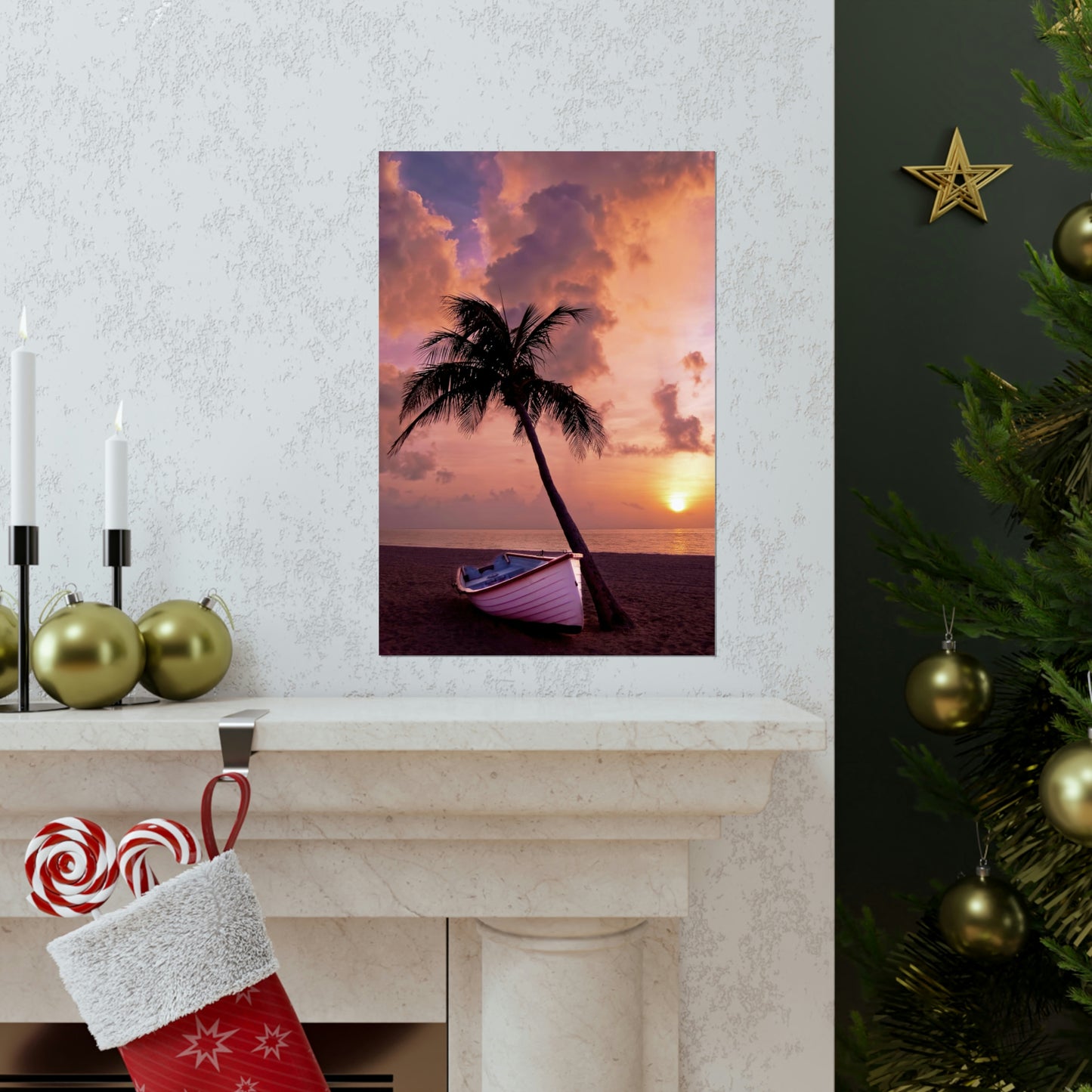 Beach Sunset Premium Matte Vertical Posters
