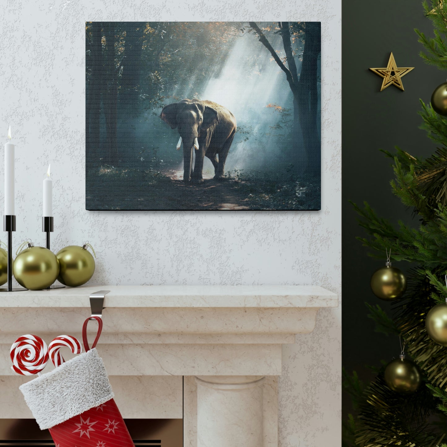 Elephant - Nature, Jungle Canvas Gallery Wraps