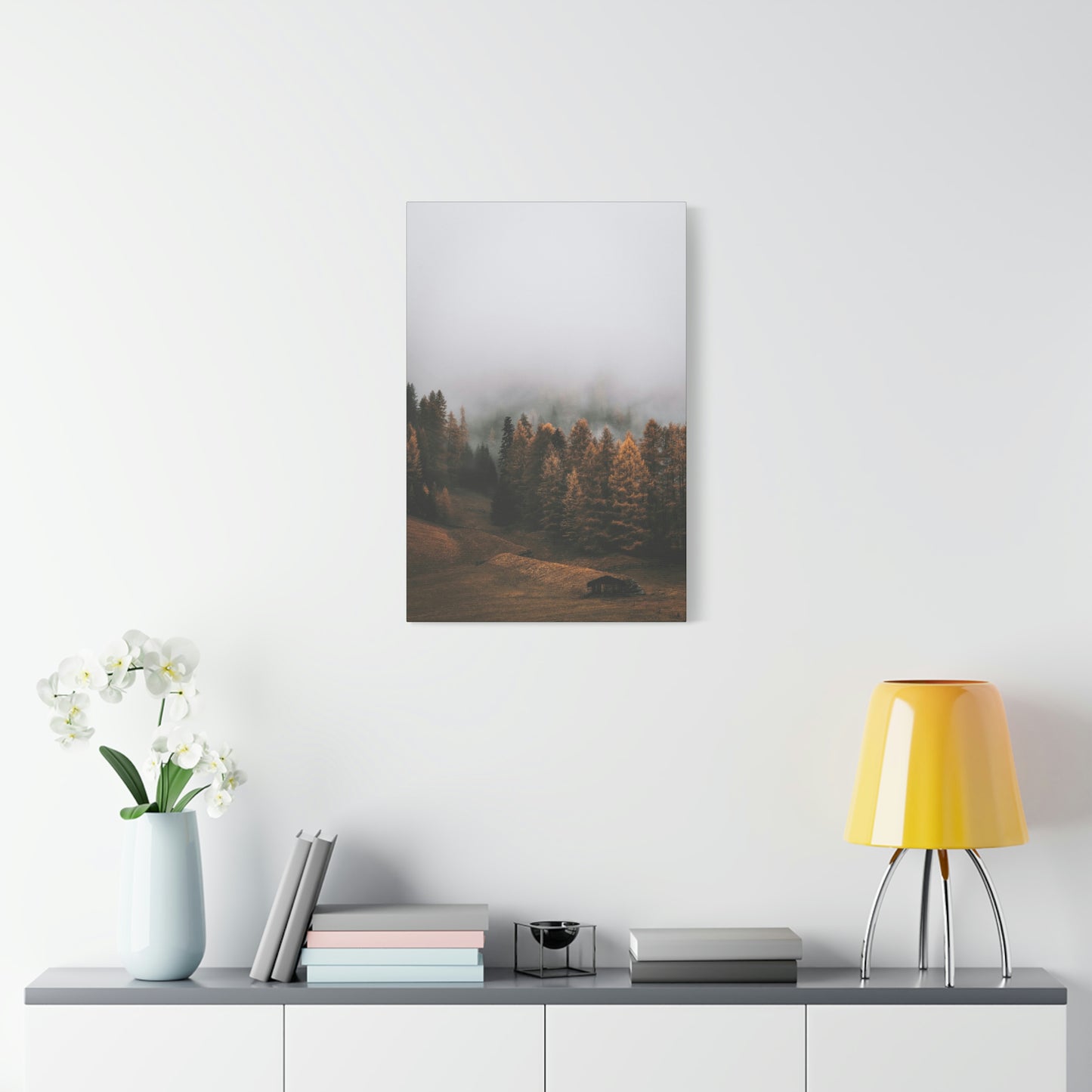 Smokey Mountains, Forest, Fog - Classic Canvas